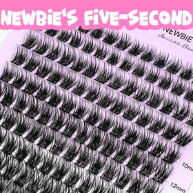 VEYESBEAUTY thin invisible band detail showing natural blend along lash line