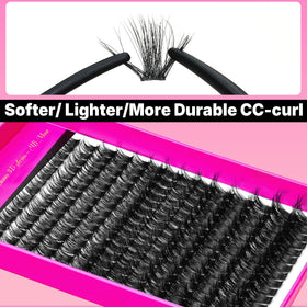 VEYESBEAUTY side-by-side 10–18mm clusters showing length options to customize styles