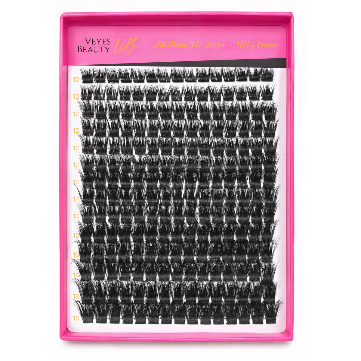 VEYESBEAUTY lashes worn with evening makeup for dramatic lift