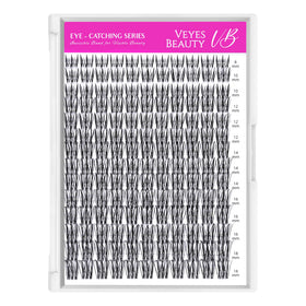 VEYESBEAUTY lifestyle image of worn lashes showing wispy evening enhancement and confidence
