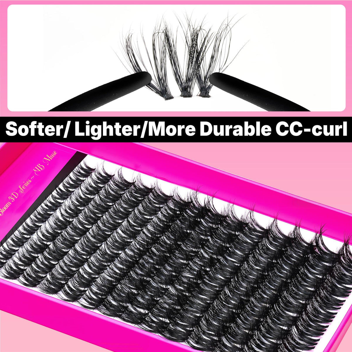 VEYESBEAUTY tray displaying mixed 10–18mm lengths for customized styling