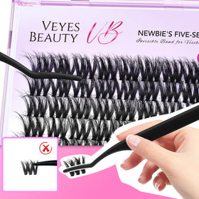 VEYESBEAUTY 14mm size scale on ruler for accurate length selection