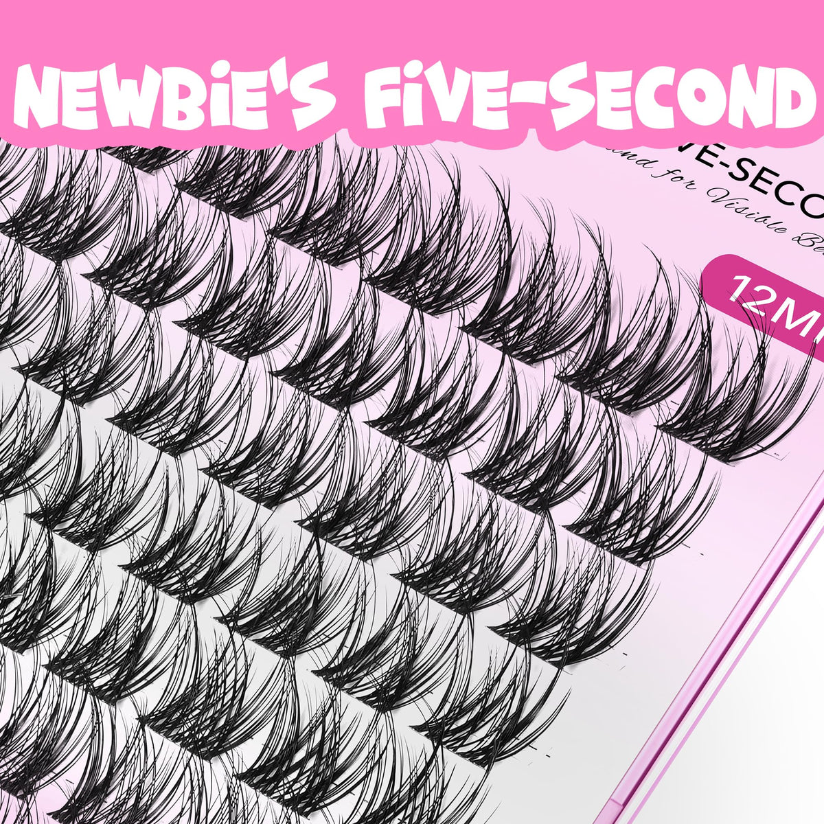 VEYESBEAUTY overhead reusable tray with multiple lash clusters visible