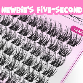 VEYESBEAUTY overhead reusable tray with multiple lash clusters visible