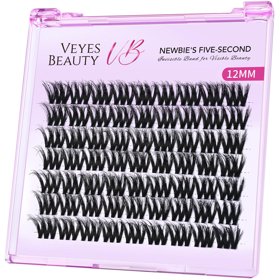 VEYESBEAUTY front packaging showing VBmuse clusters and brand clarity