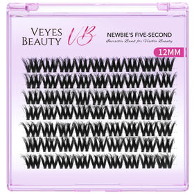 VEYESBEAUTY lifestyle evening look demonstrating fluttery finish