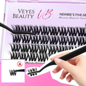 VEYESBEAUTY cluster next to ruler indicating precise 12mm length