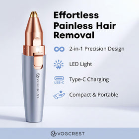 VG VOGCREST close-up of blade head highlighting hypoallergenic cutting edge