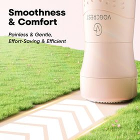 VG VOGCREST close-up of rotating blades highlighting smooth, painless hair removal