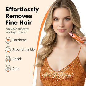 VG VOGCREST built-in LED light illuminated for clearer hair visibility