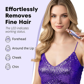 VG VOGCREST LED light on illuminating fine hairs for better visibility