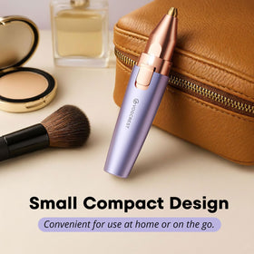 VG VOGCREST inside a toiletry bag for discreet on-the-go touch-ups