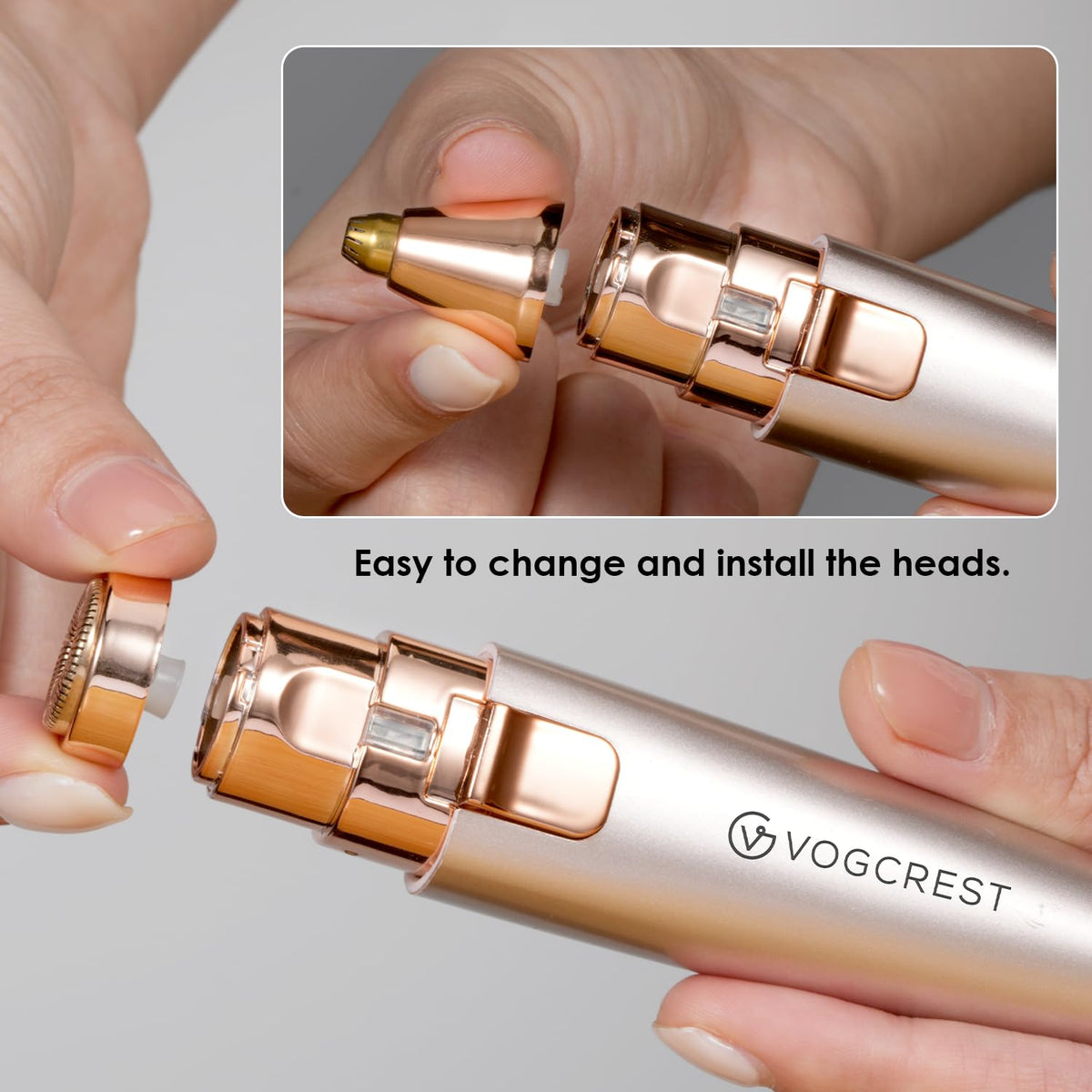 VG VOGCREST stainless steel surface texture showing durability benefit