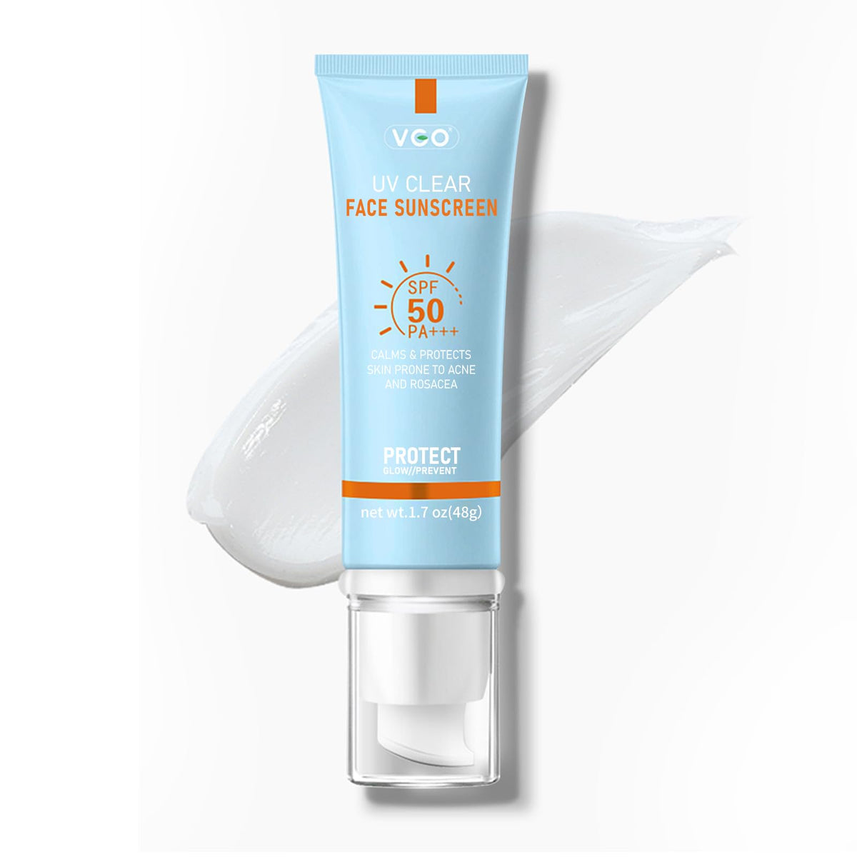 VGO front packaging showing SPF 50 and travel size benefit