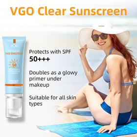 VGO texture close-up showing lightweight essence with quick absorption