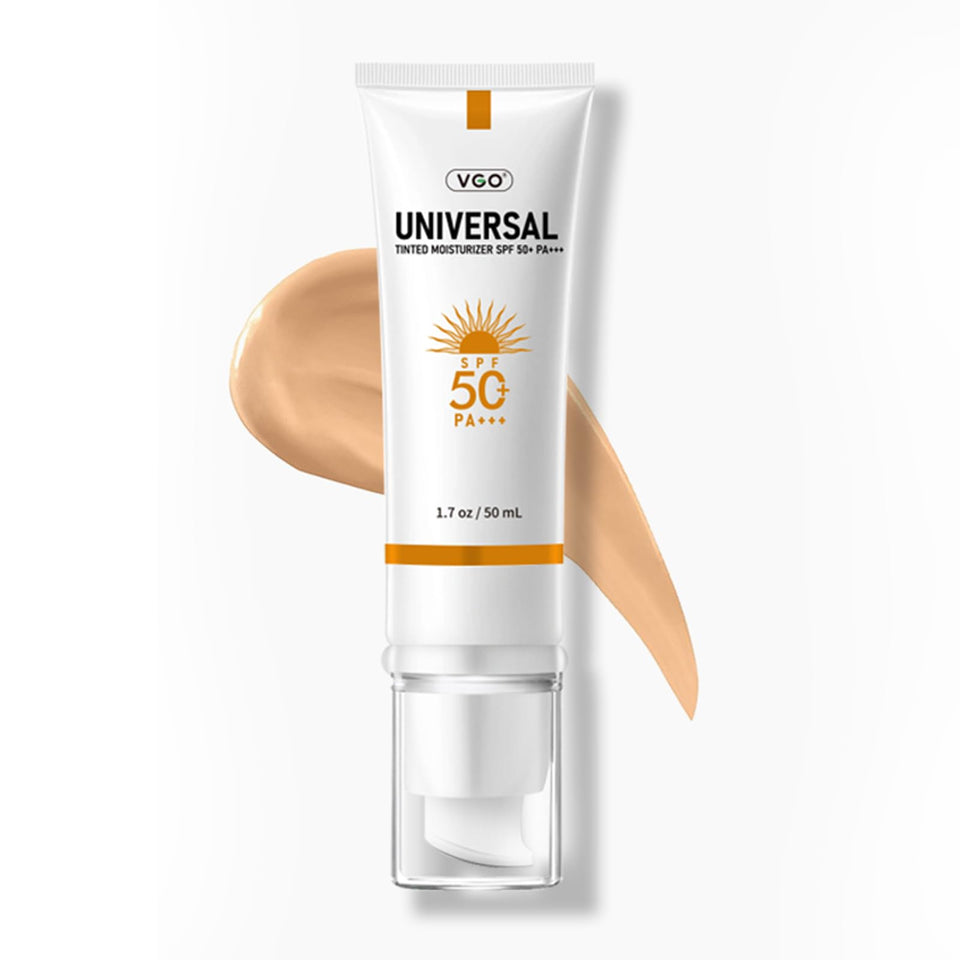 VGO front packaging showing SPF 50 and travel-friendly benefits