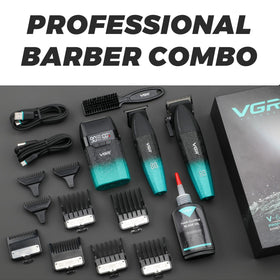 VGR in-use barber performing haircut demonstrating professional performance
