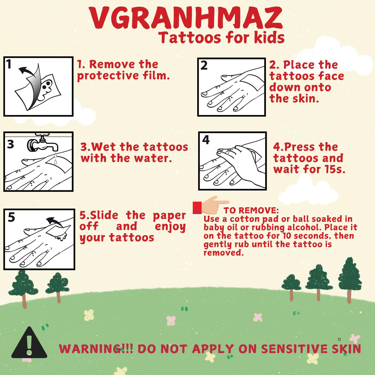 VGRANHMAZ tattoo next to ruler showing scale for wrist and arm placement