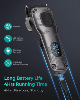 VGRPRO LED battery display and fade lever showing runtime and control