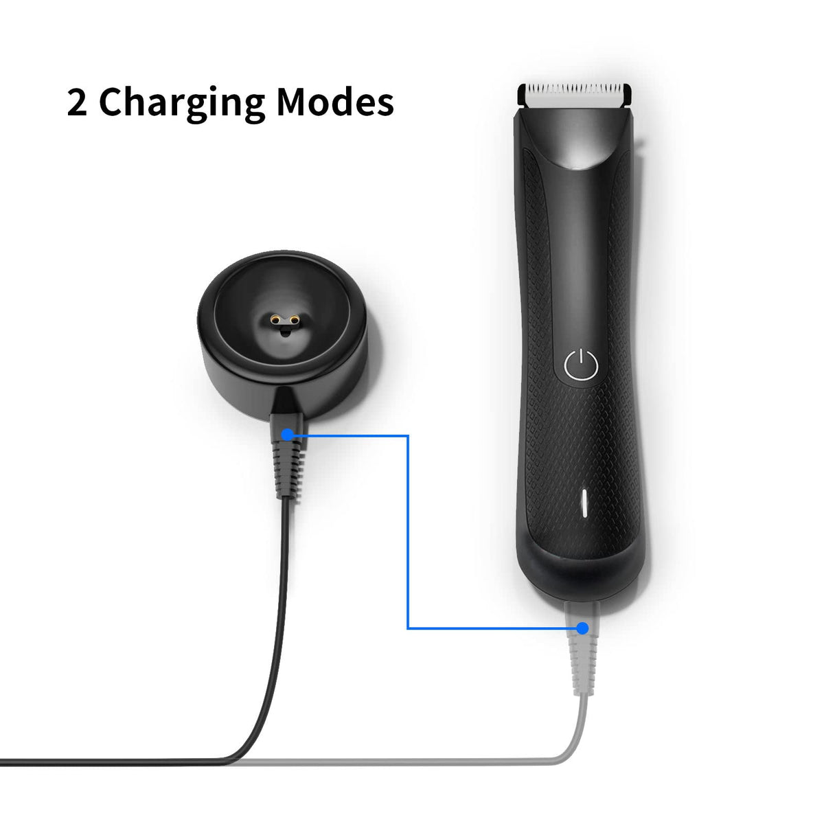 VHBW in use with Lawn Mower 3.0 demonstrating convenient charging benefit