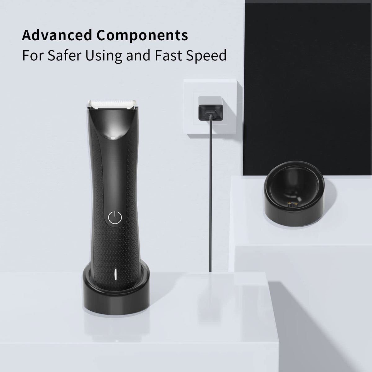 VHBW side profile with 1.5m cord displaying flexible placement benefit