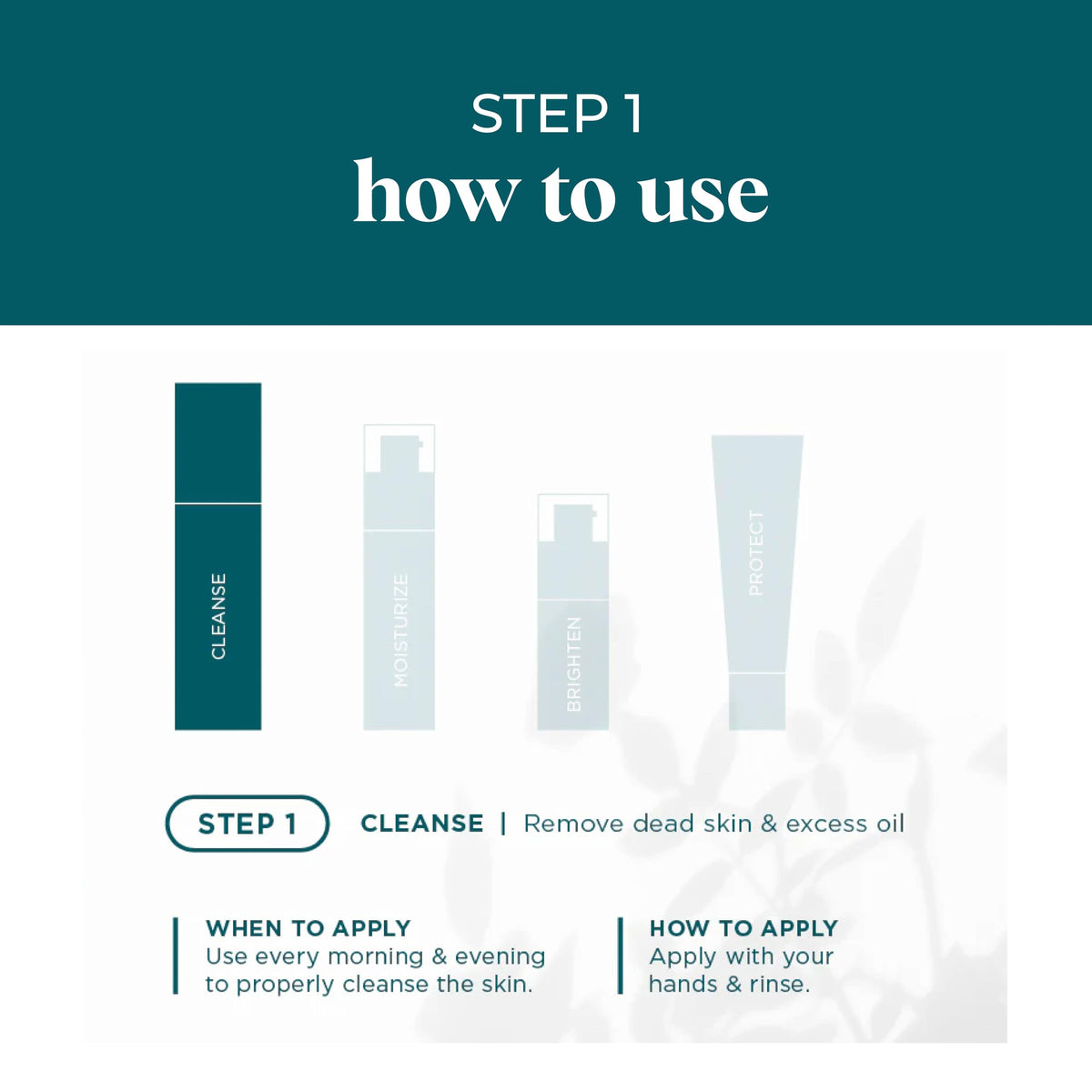 VI DERM in-bathroom routine showing product use and quick rinse benefit during cleansing