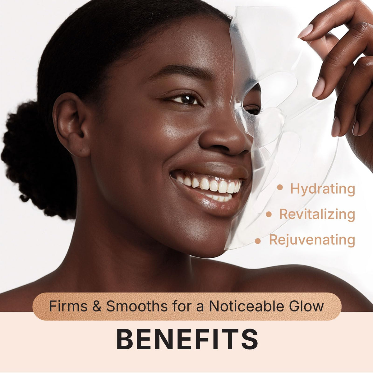 VIABEAUTY opened sachet and gel contents illustrating concentrated formula