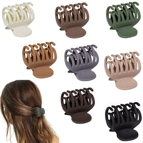 Viabty front packaging showing eight matte mini clips and neat storage benefit