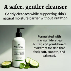 Vibriance size comparison in hand showing 12 fl oz travel-friendly benefit