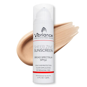 Vibriance front packaging showing SPF 50 and tinted moisturizer benefits