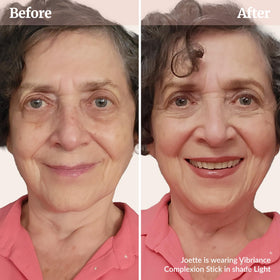 Vibriance stick used under-eye to brighten and conceal without creasing