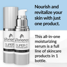 Vibriance serum dropper releasing clear texture for quick absorption benefits