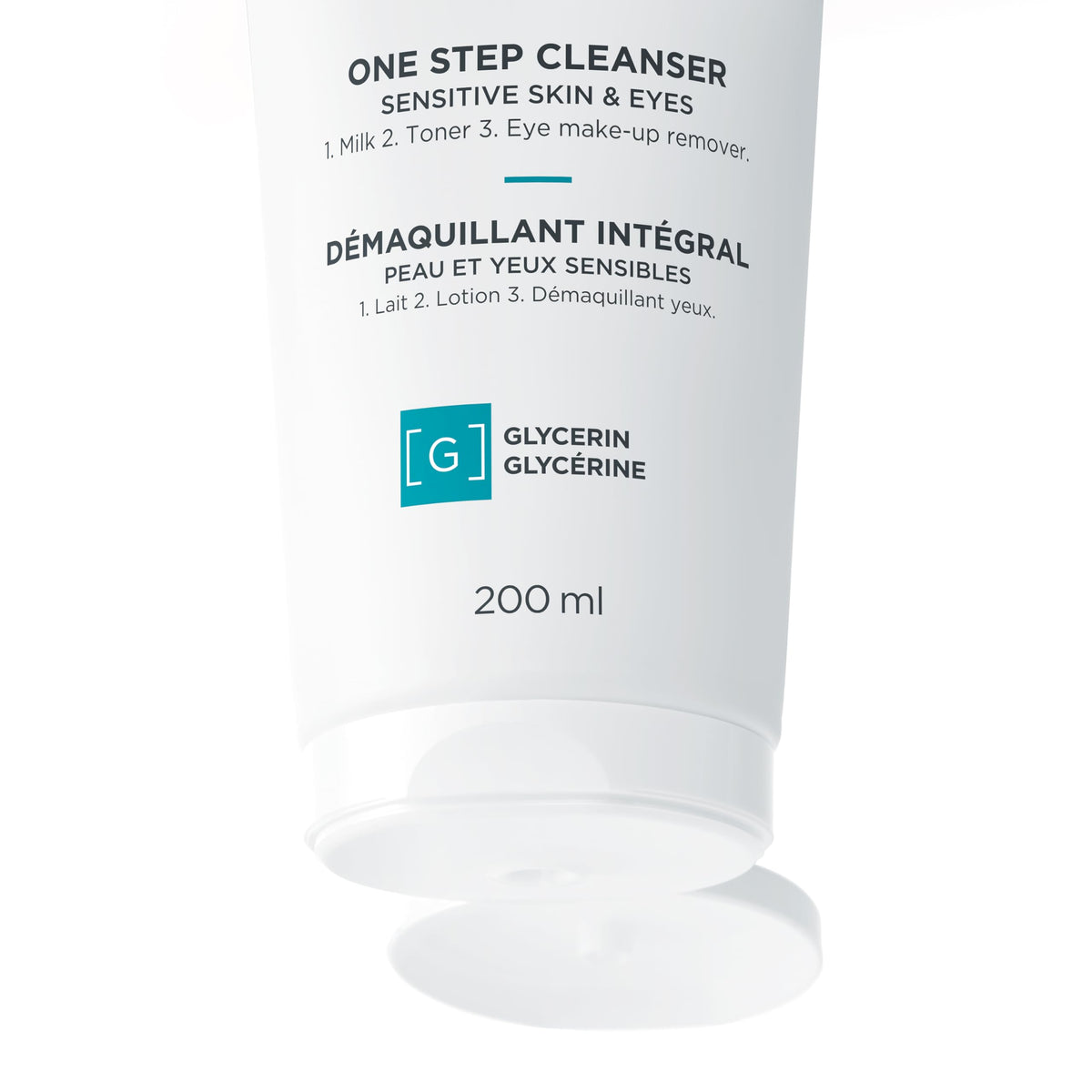 VICHY close-up label with ingredients list for transparency benefit
