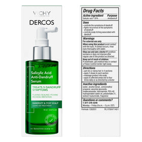 Vichy Dercos on bathroom shelf in lifestyle scene showing routine-friendly packaging and feel