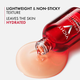 Vichy LiftActiv B3 before and after flatlay suggesting visible spot reduction