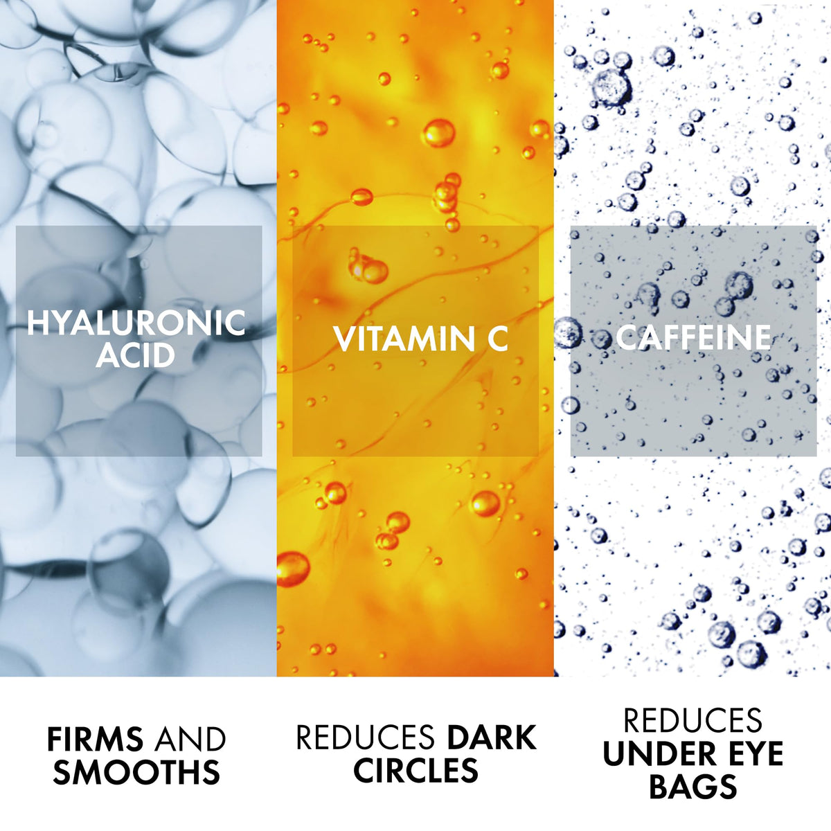 Vichy liftactiv application demo patting cream around eye for de-puffing