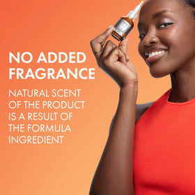 VICHY ingredient layout highlighting vitamin C, hyaluronic acid and volcanic water benefits