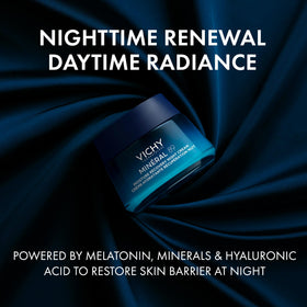 VICHY cream texture close-up highlighting rich non-greasy hydration