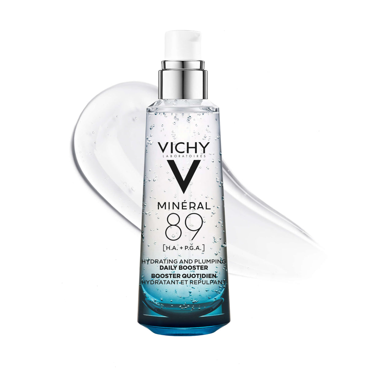 Vichy Minéral 89 front bottle showing packaging and easy hydration