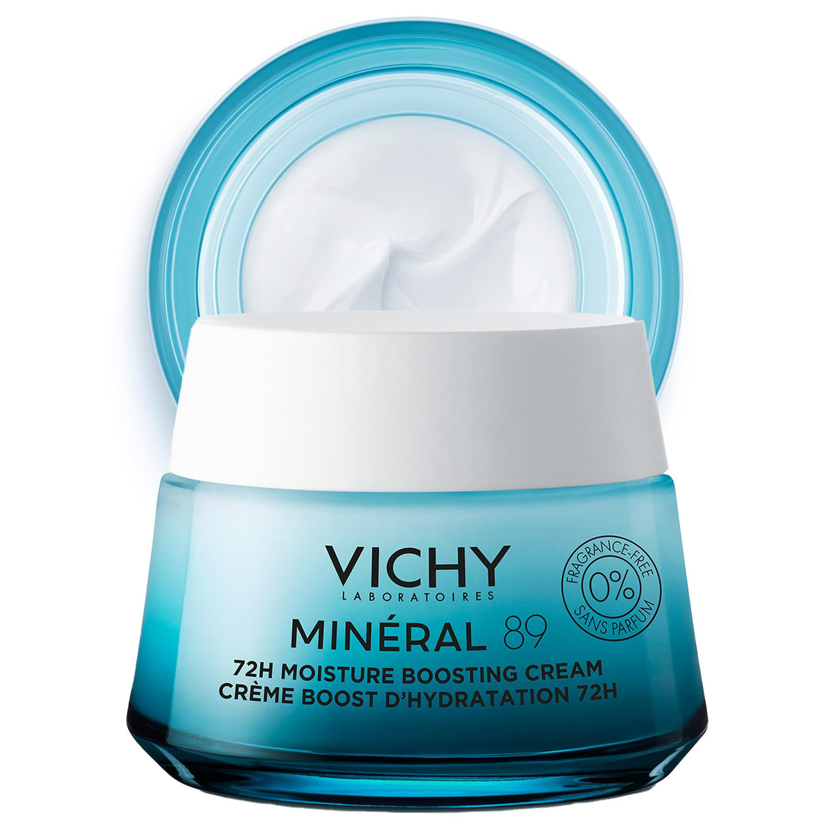 VICHY front packaging showing clean jar and brand for trustworthy hydration