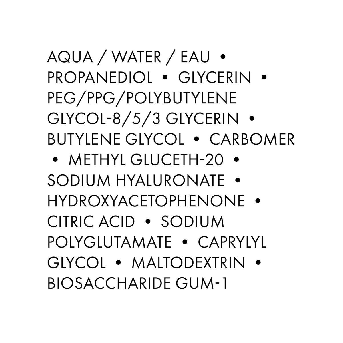 VICHY Minéral 89 label and ingredients close-up emphasizing mineral-rich formula