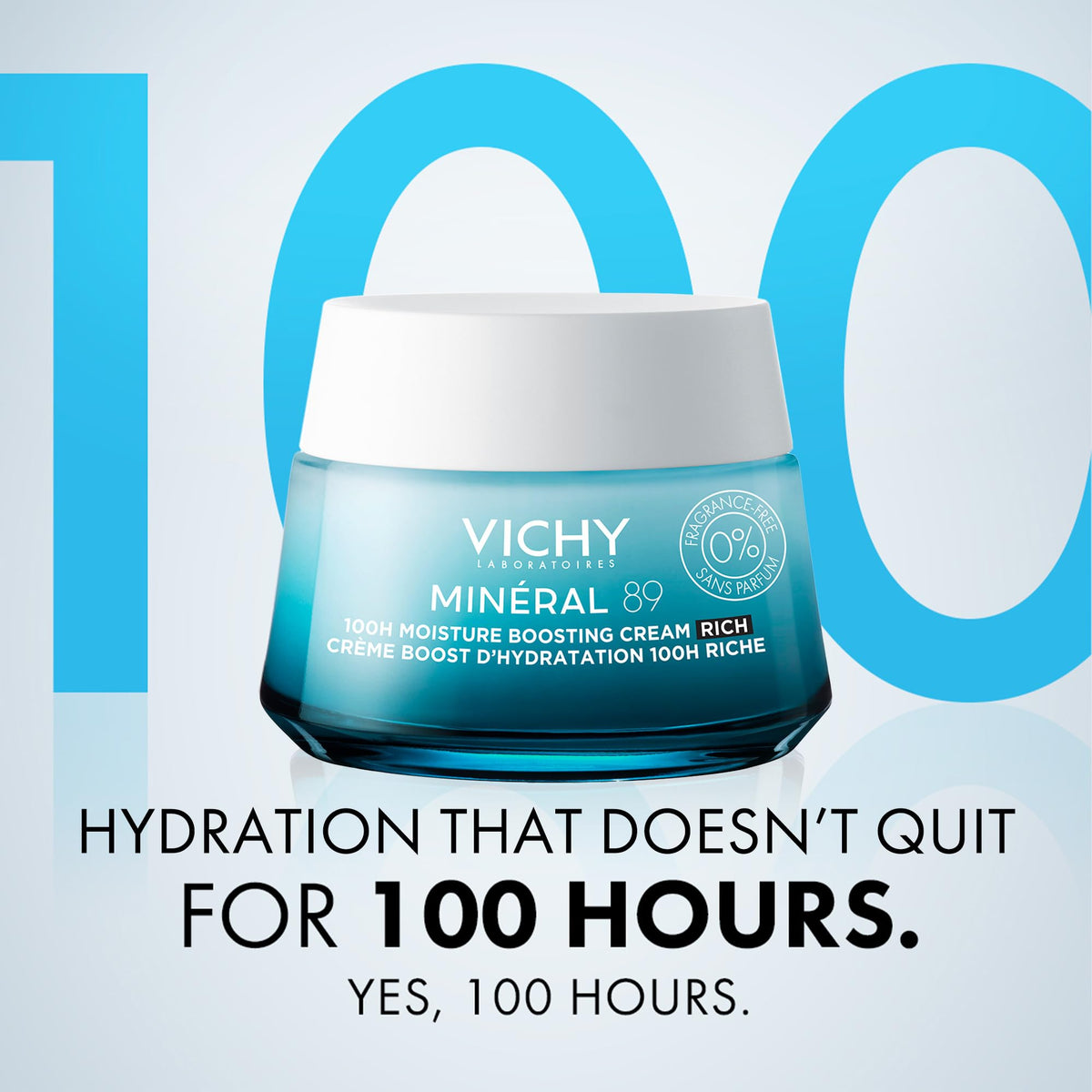 VICHY creamy texture close-up illustrating rich moisture and smooth application