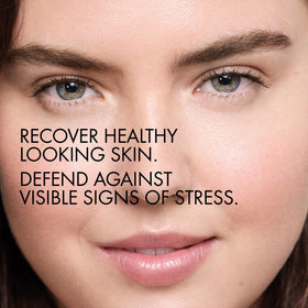 VICHY volcanic water graphic showing mineral-rich formula protecting skin