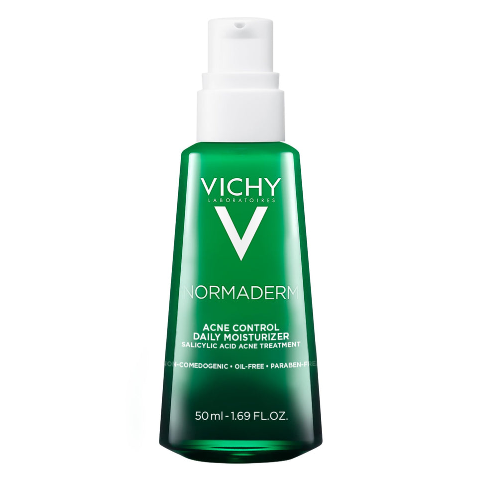 VICHY Normaderm front packaging showing bottle and brand for clear identification and trust