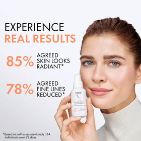 VICHY close-up texture highlighting hyaluronic acid moisture