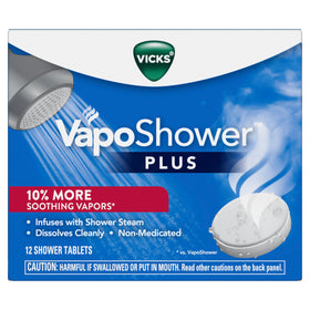 Vicks close detail of tablet grain and powder for quick clean dissolve