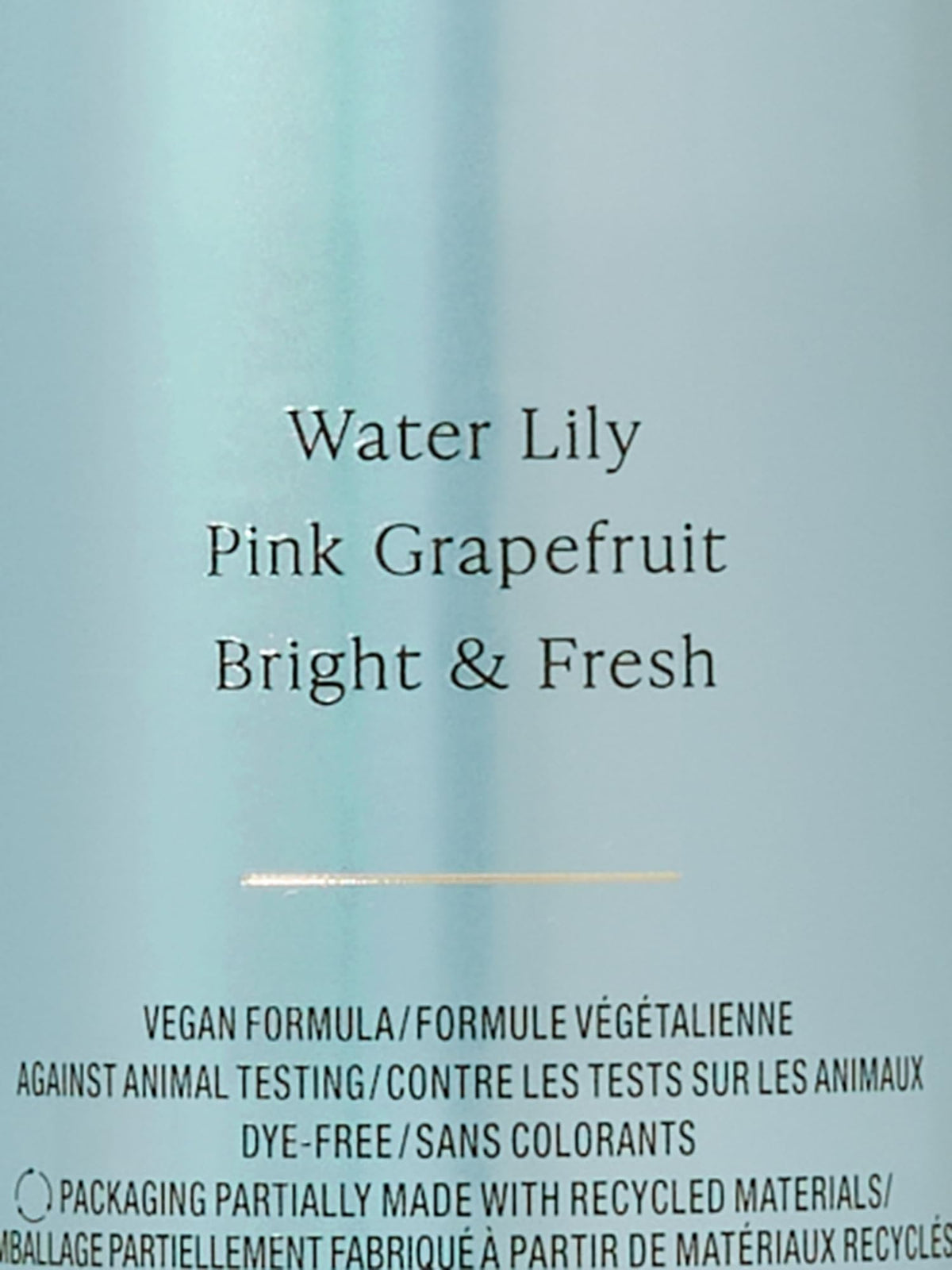 Victoria's Secret Aqua Kiss nozzle close-up highlighting fine spray for light scent