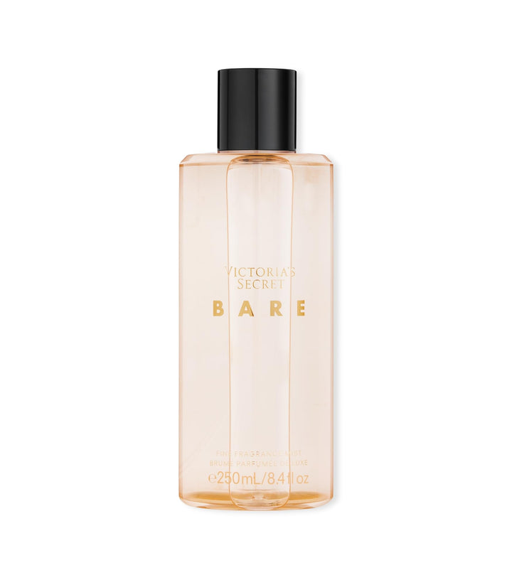 Victoria's Secret bare front bottle showing label and volume, easy recognition benefit