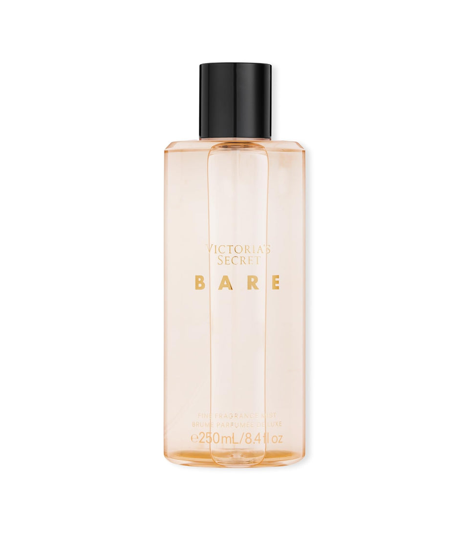 Victoria's Secret bare front bottle showing label and volume, easy recognition benefit