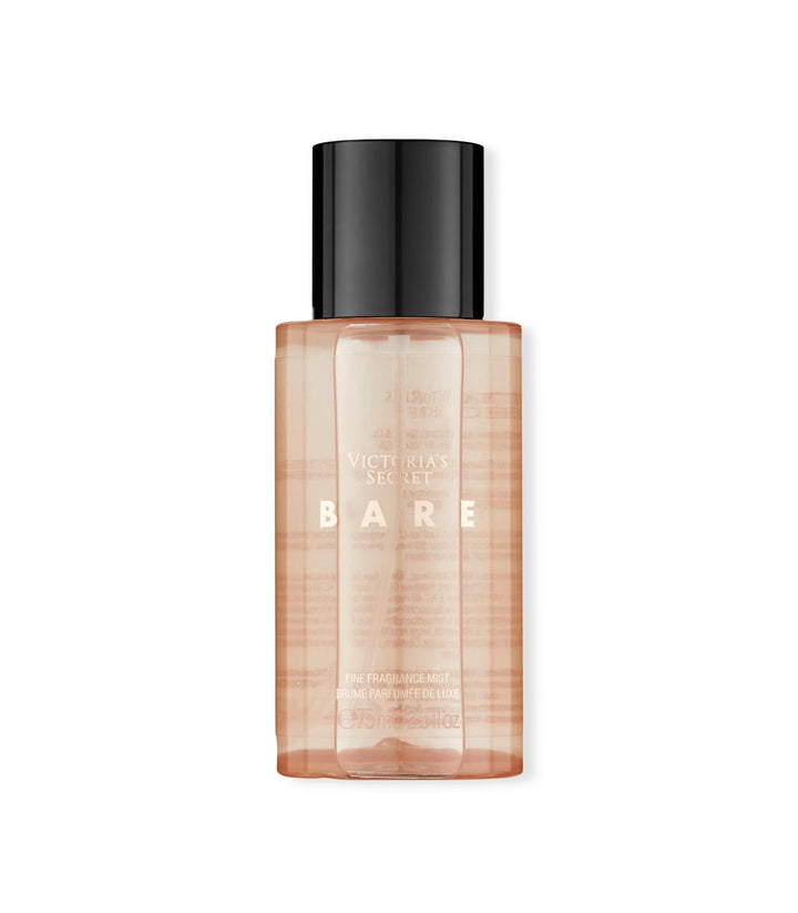 Victoria's Secret Bare front bottle showing label and travel-friendly size benefit